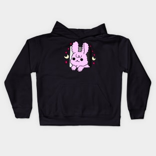 cute baby bunny peeking, cute bunny Kids Hoodie